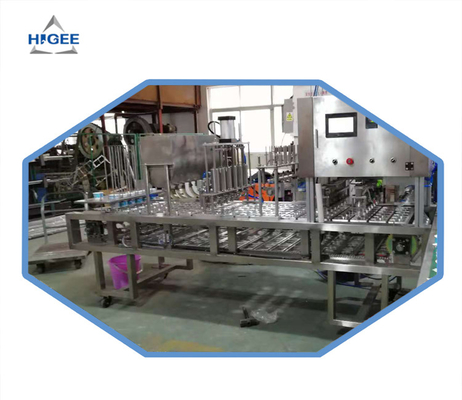 Κίνα Αυτόματη μηχανή πλήρωσης μπουκαλιών ανοξείδωτου 5Kw για την πλήρωση γιαουρτιού προμηθευτής