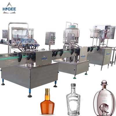 Κίνα Μηχανή πλήρωσης βότκας ποτού οινοπνεύματος για τα μπουκάλια γυαλιού με τη δύναμη 0.75kw προμηθευτής